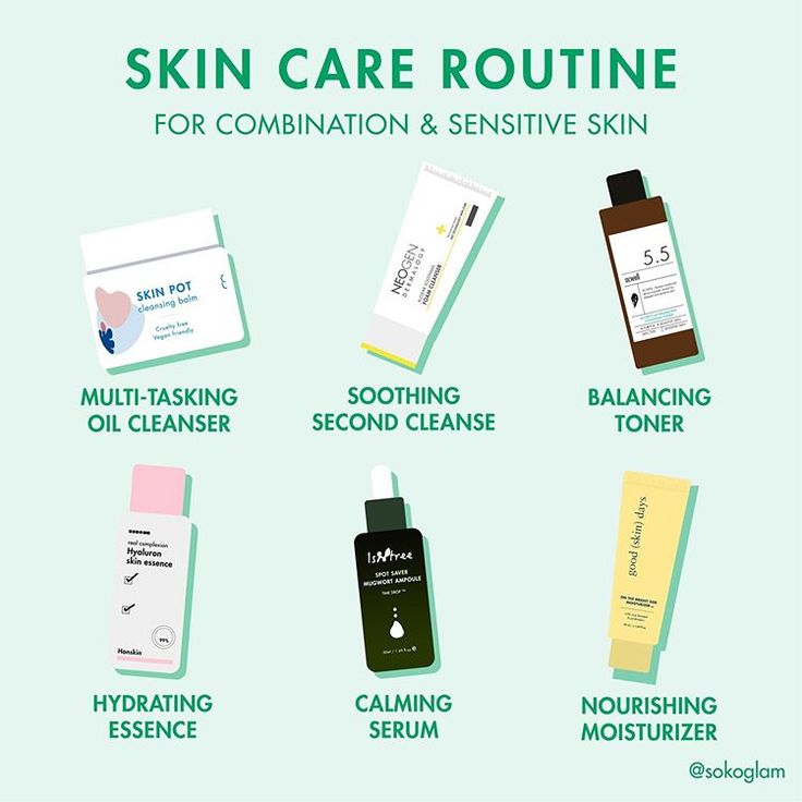 Sensitive skin routine