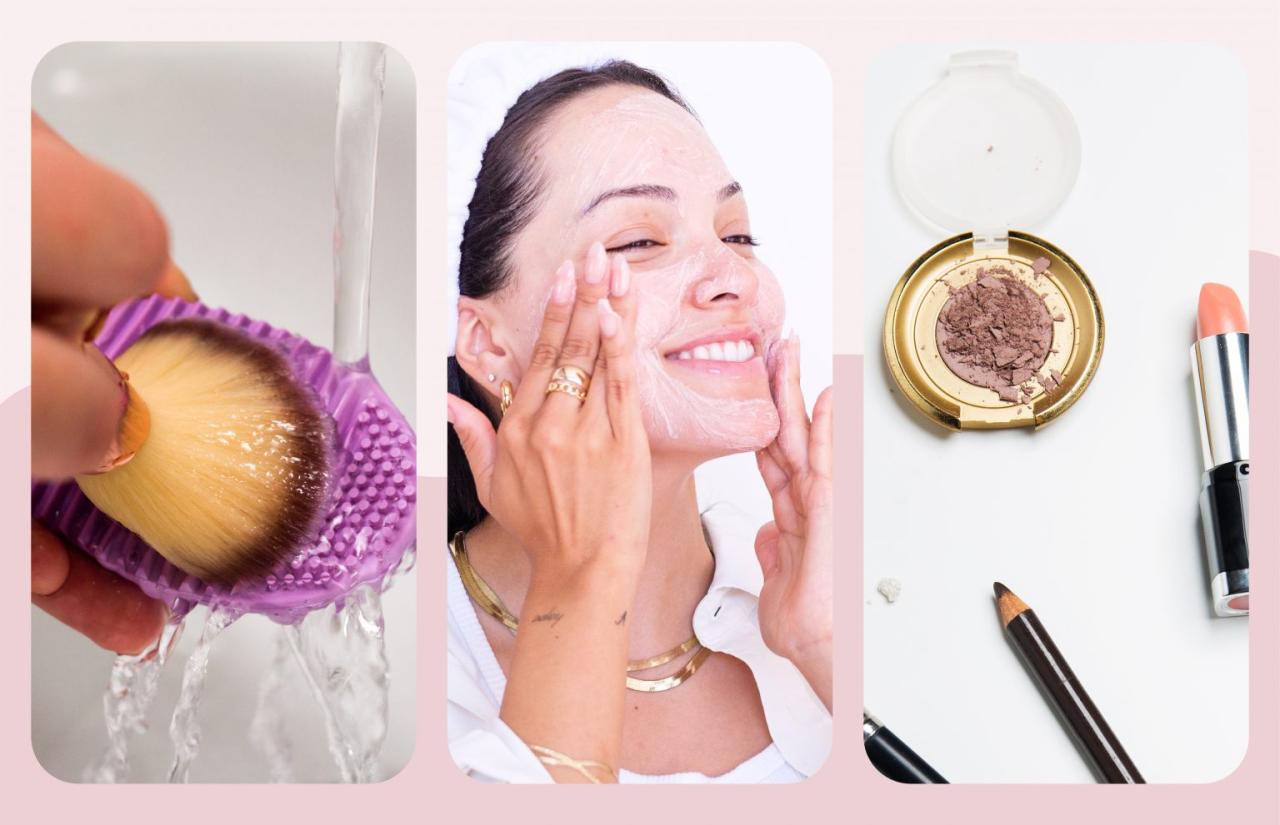 Morning skincare steps